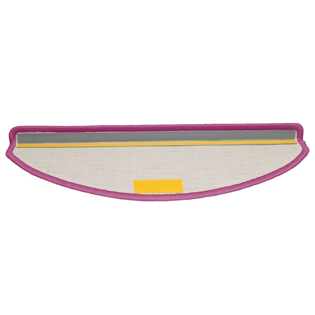Stufenmatten 10 Stk. 65x21x4 cm Violett Halbrund Groß