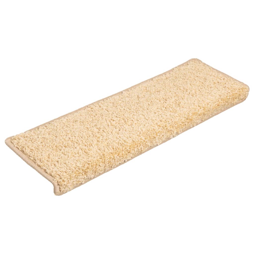 Stair mats 10 pcs. 65x21x4 cm brown