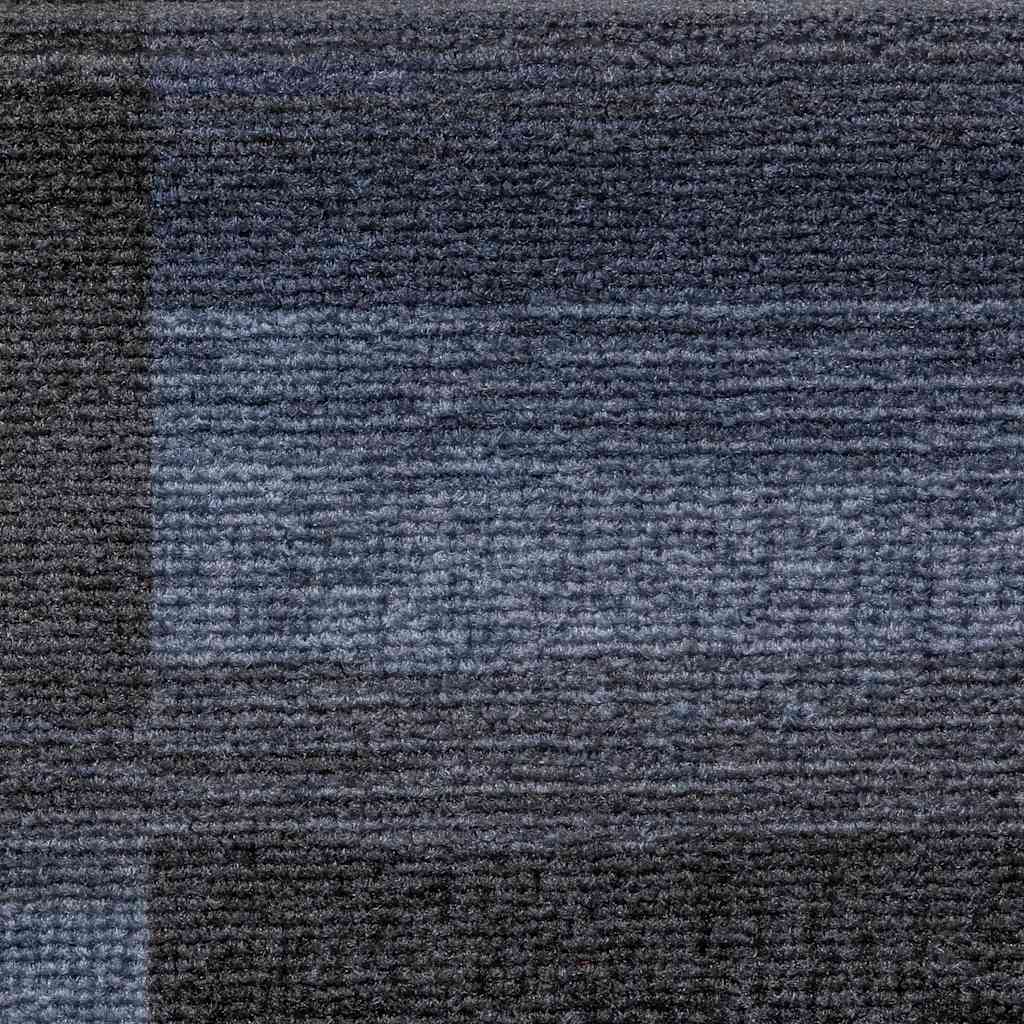 Self-adhesive stair mats, 5 pieces, 65 x 21 x 4 cm, black and grey