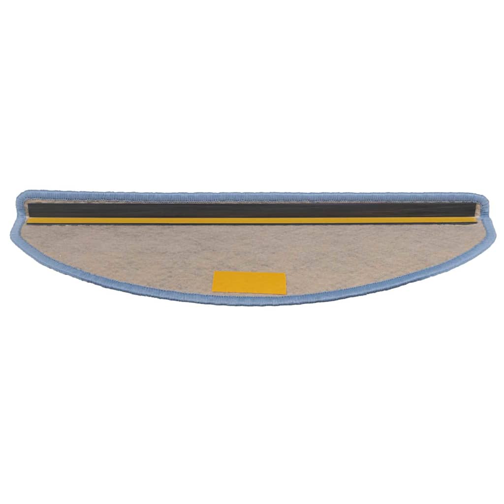 Treppenmatten Selbstklebend Sisal-Optik 15 Stk. 65x21x4 cm Blau