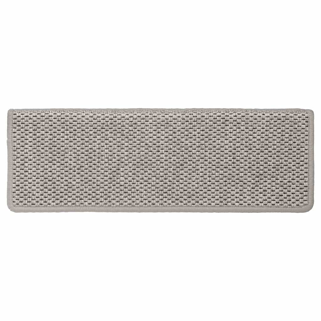 Treppenmatten Selbstklebend Sisal-Optik 15 Stk. 65x21x4 cm
