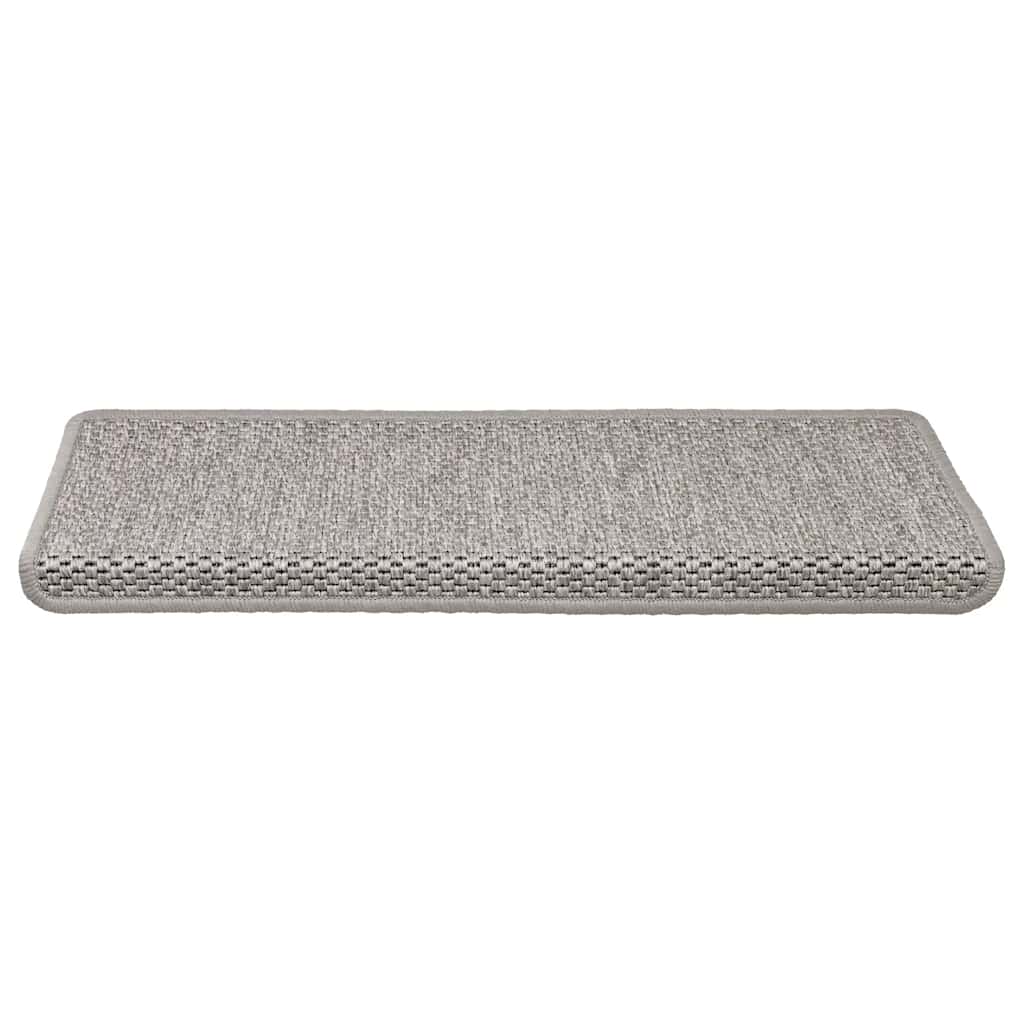 Treppenmatten Selbstklebend Sisal-Optik 15 Stk. 65x21x4 cm