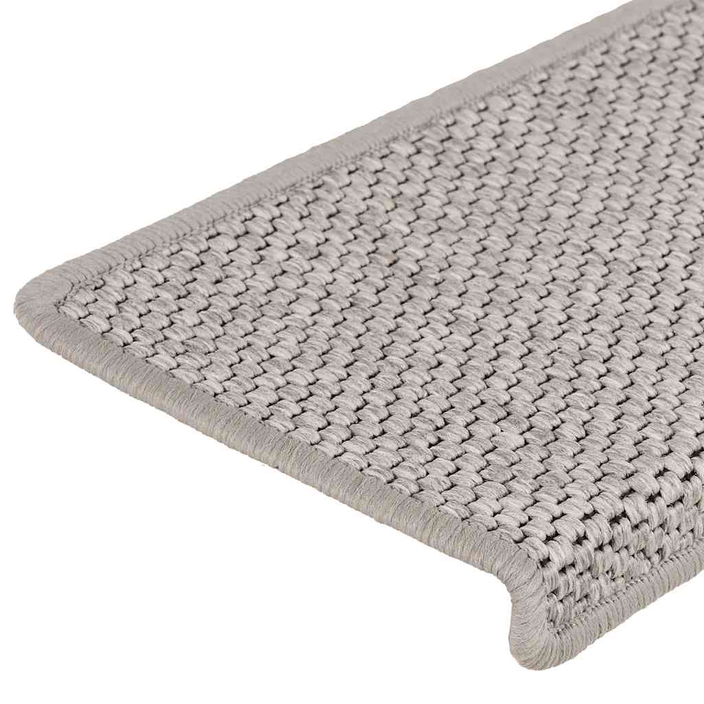 Treppenmatten Selbstklebend Sisal-Optik 15 Stk. 65x21x4 cm