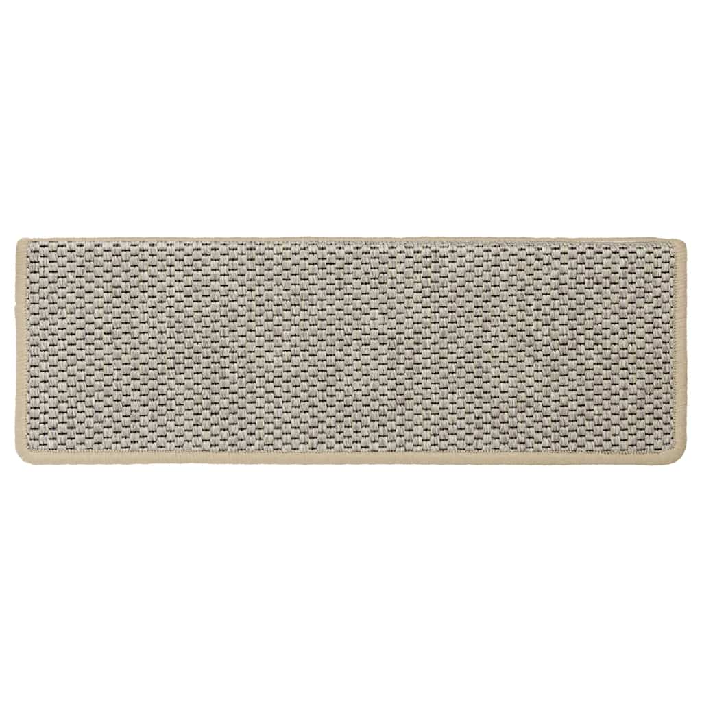 Treppenmatten Selbstklebend Sisal-Look 15 Stk 65x21x4 Grün