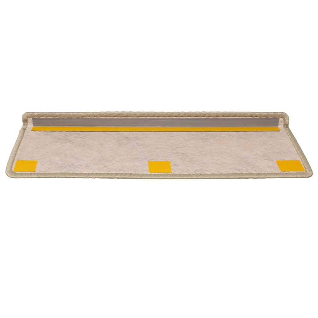 Treppenmatten Selbstklebend Sisal-Look 15 Stk 65x21x4 Grün