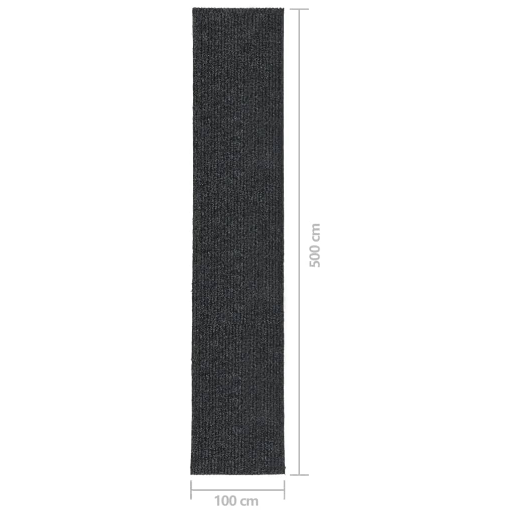 Anthracite dirt trap runner 100x500 cm