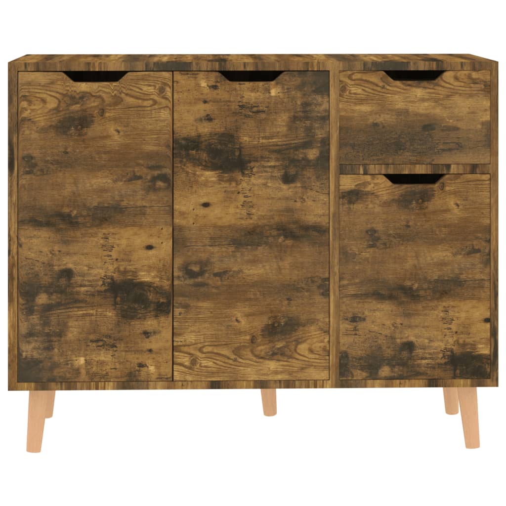 Sideboard Räuchereiche 90x30x72 cm Holzwerkstoff