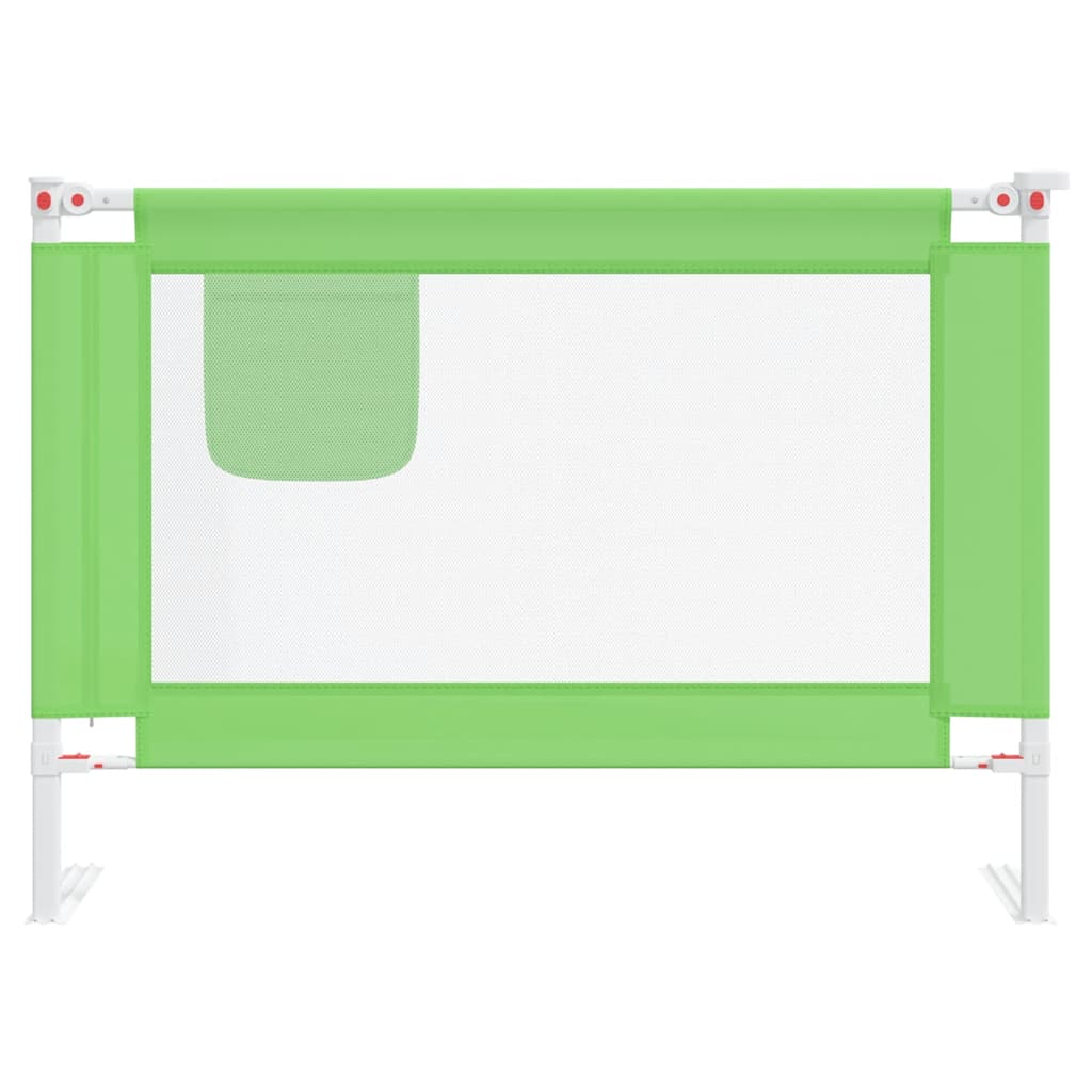 Kleinkind-Bettschutzgitter Grün 90x25 cm Stoff