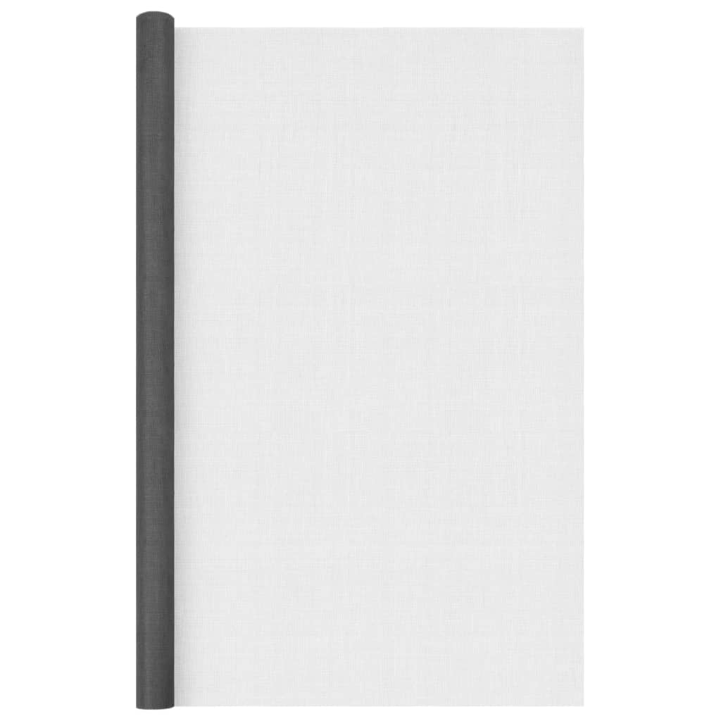 Fliegengitter Fiberglas 112x500 cm Schwarz