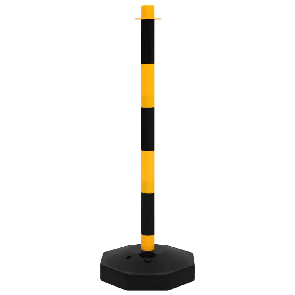 Chain post set with 10 m plastic chain