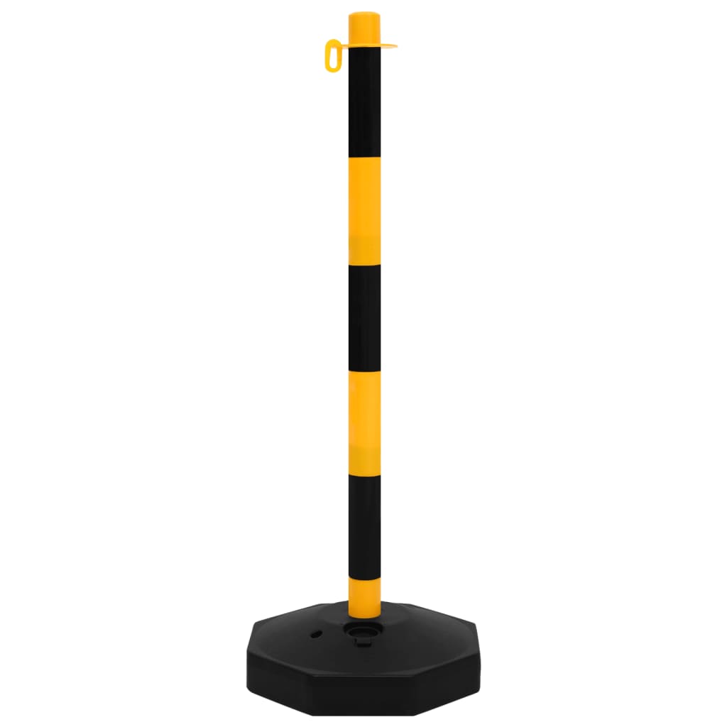 Chain post set with 10 m plastic chain