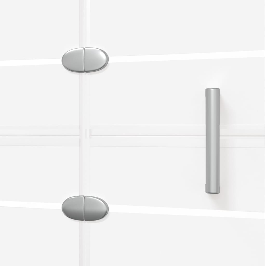 Foldable shower cubicle ESG 120x140 cm white
