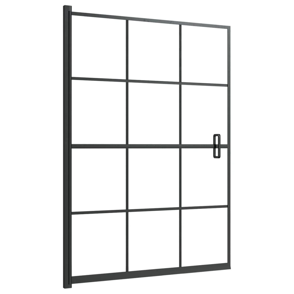 Shower cubicle ESG 100x140 cm Black