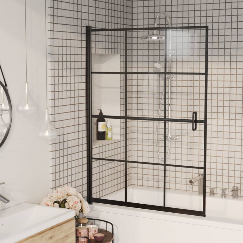 Shower cubicle ESG 100x140 cm Black