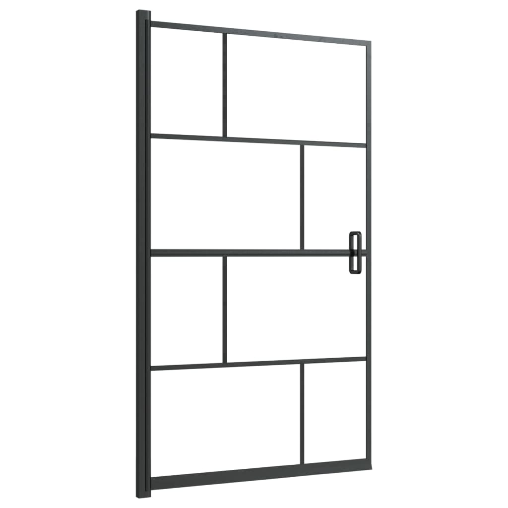Shower cubicle ESG 80x140 cm Black