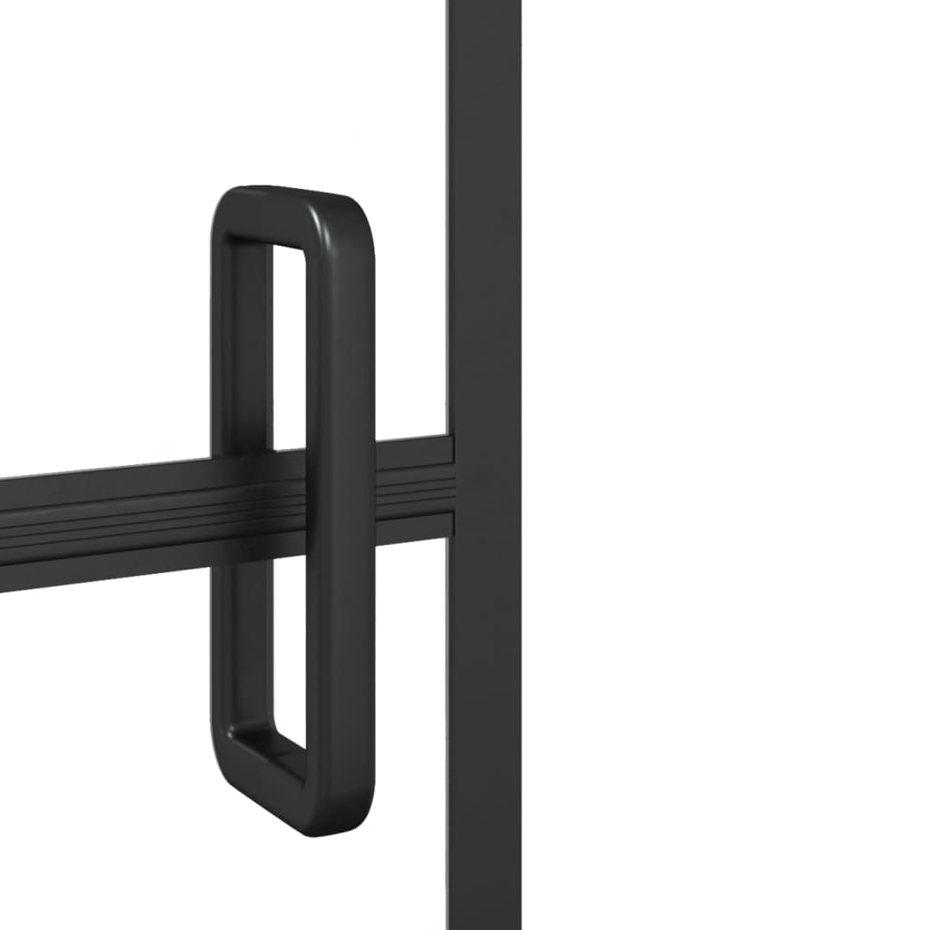 Shower cubicle ESG 100x140 cm Black