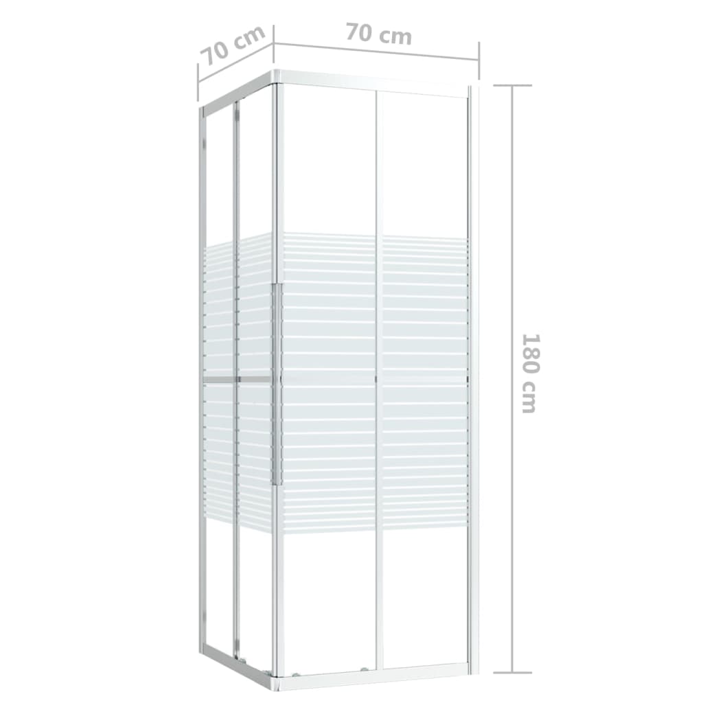 Duschkabine ESG 70x70x180 cm