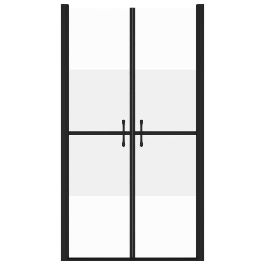 Shower door half matt ESG (93-96)x190 cm