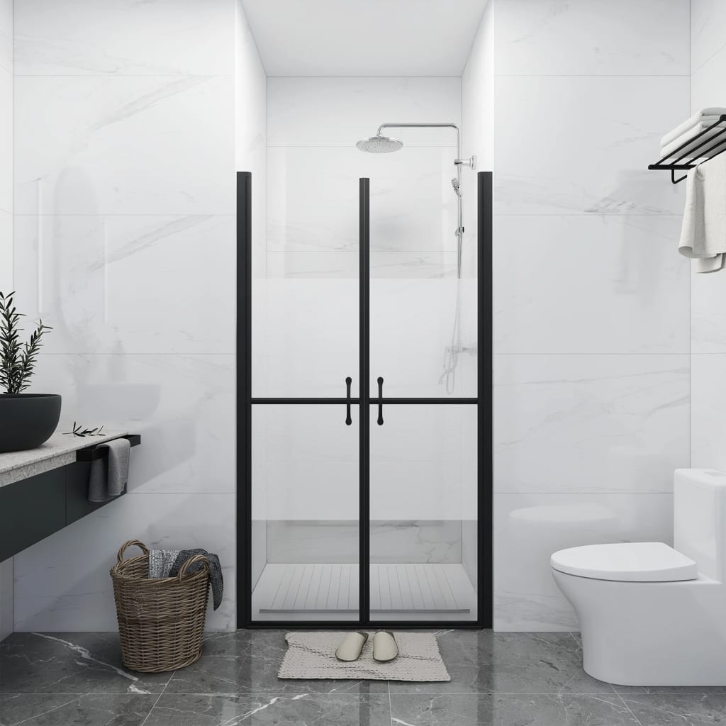Shower door half matt ESG (93-96)x190 cm