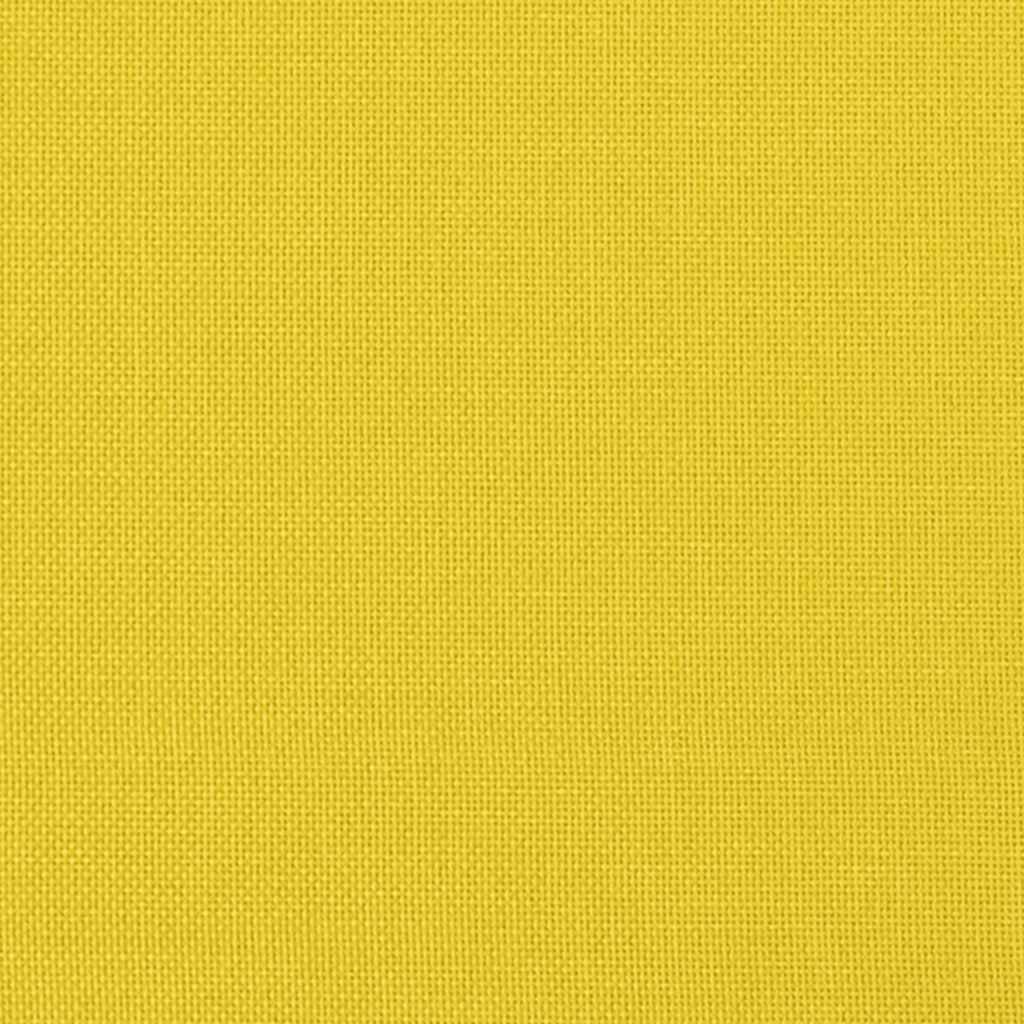 Rocking chair with stool mustard yellow fabric