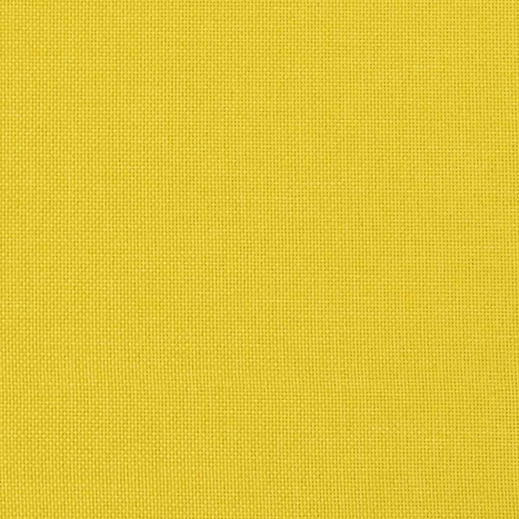 Rocking chair with stool mustard yellow fabric