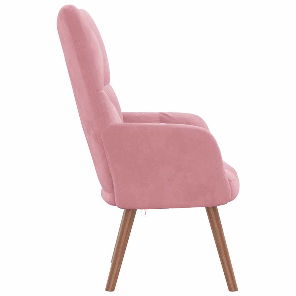 Relaxsessel Rosa Samt