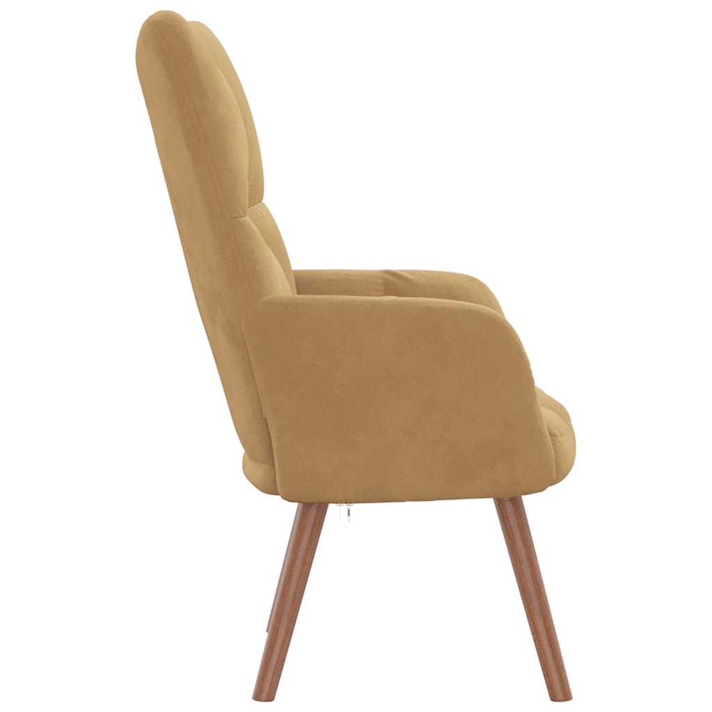 Relaxsessel Braun Samt