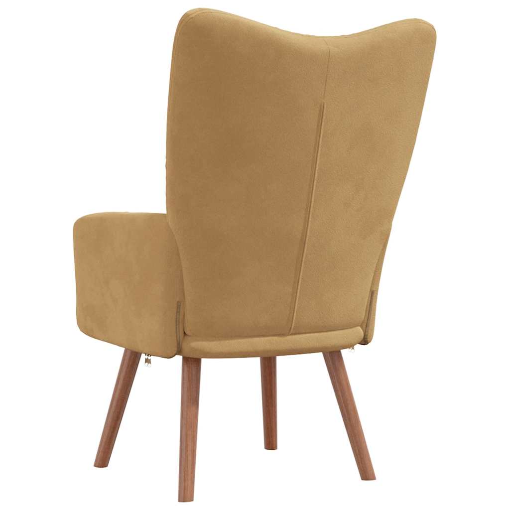 Relaxsessel Braun Samt