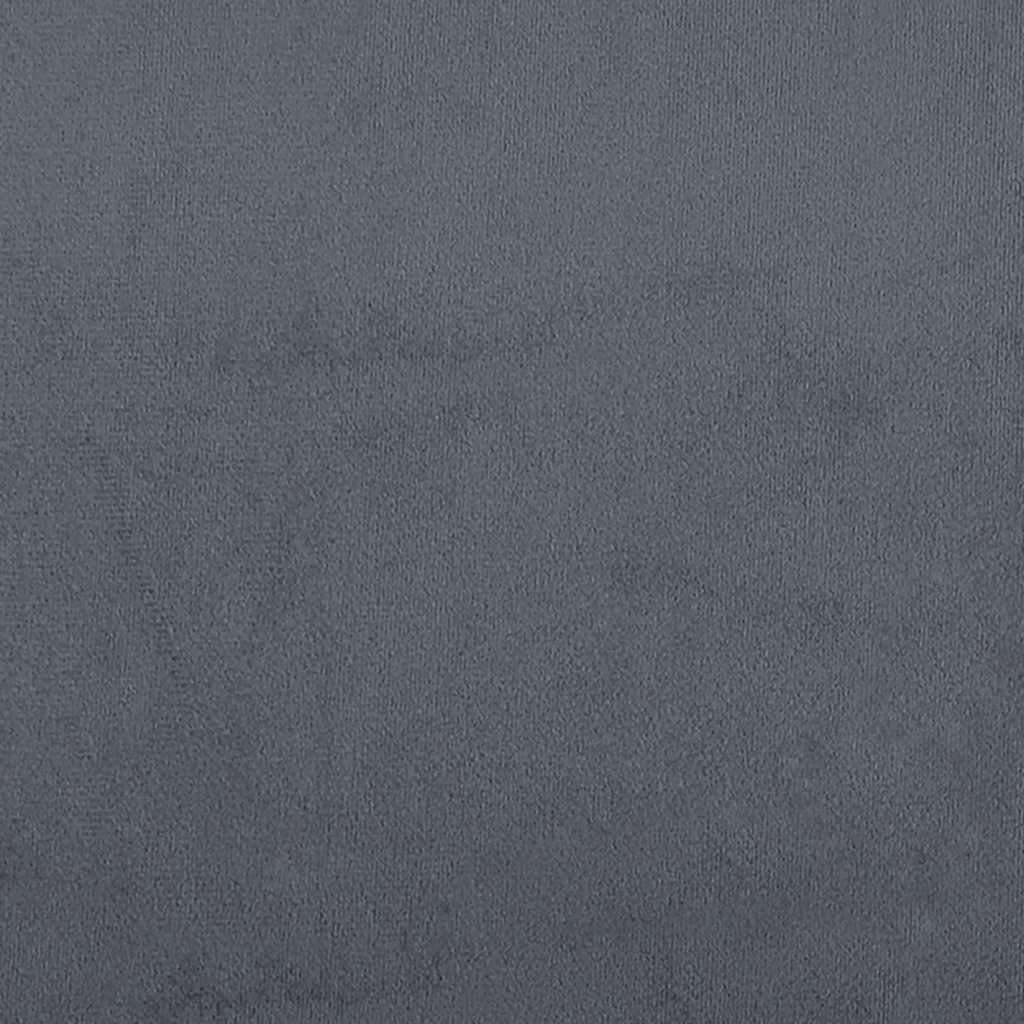 Rocking Chair Dark Gray Velvet