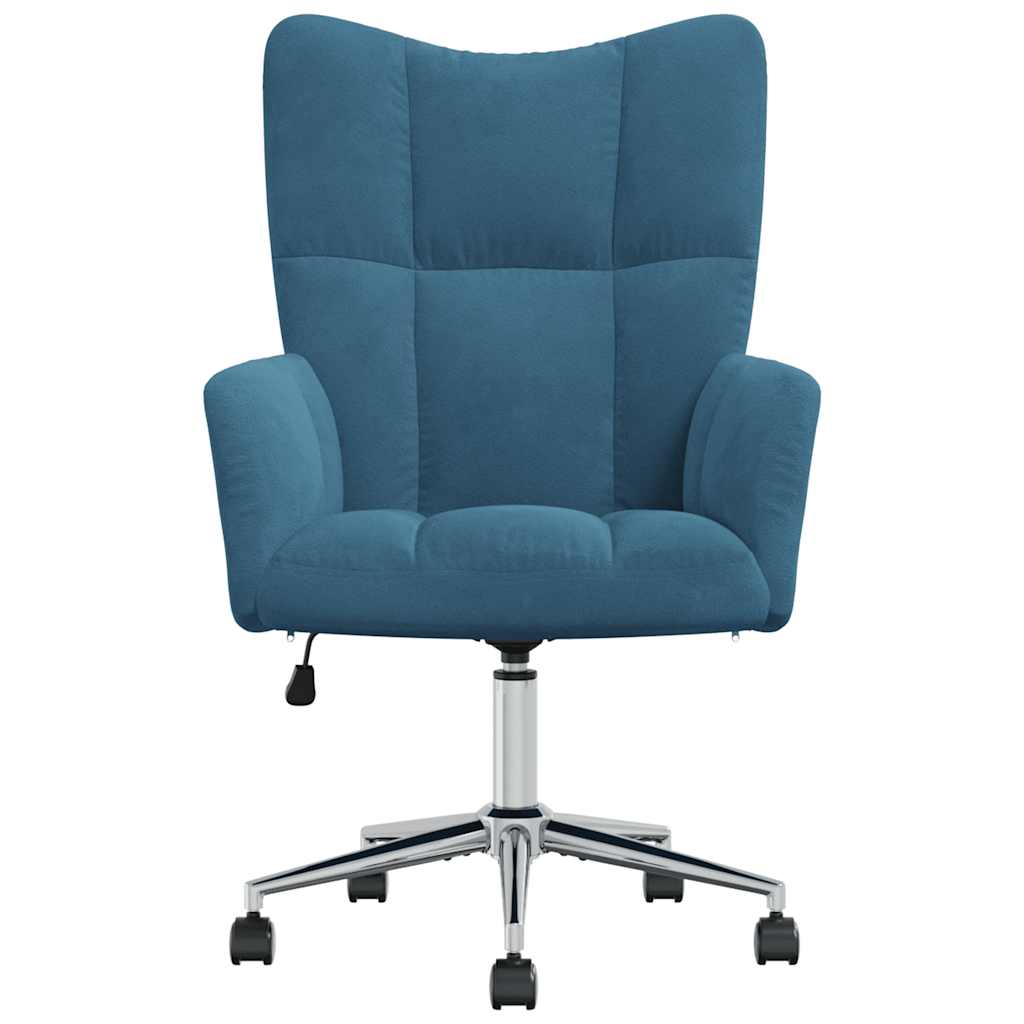 Relaxsessel Blau Samt