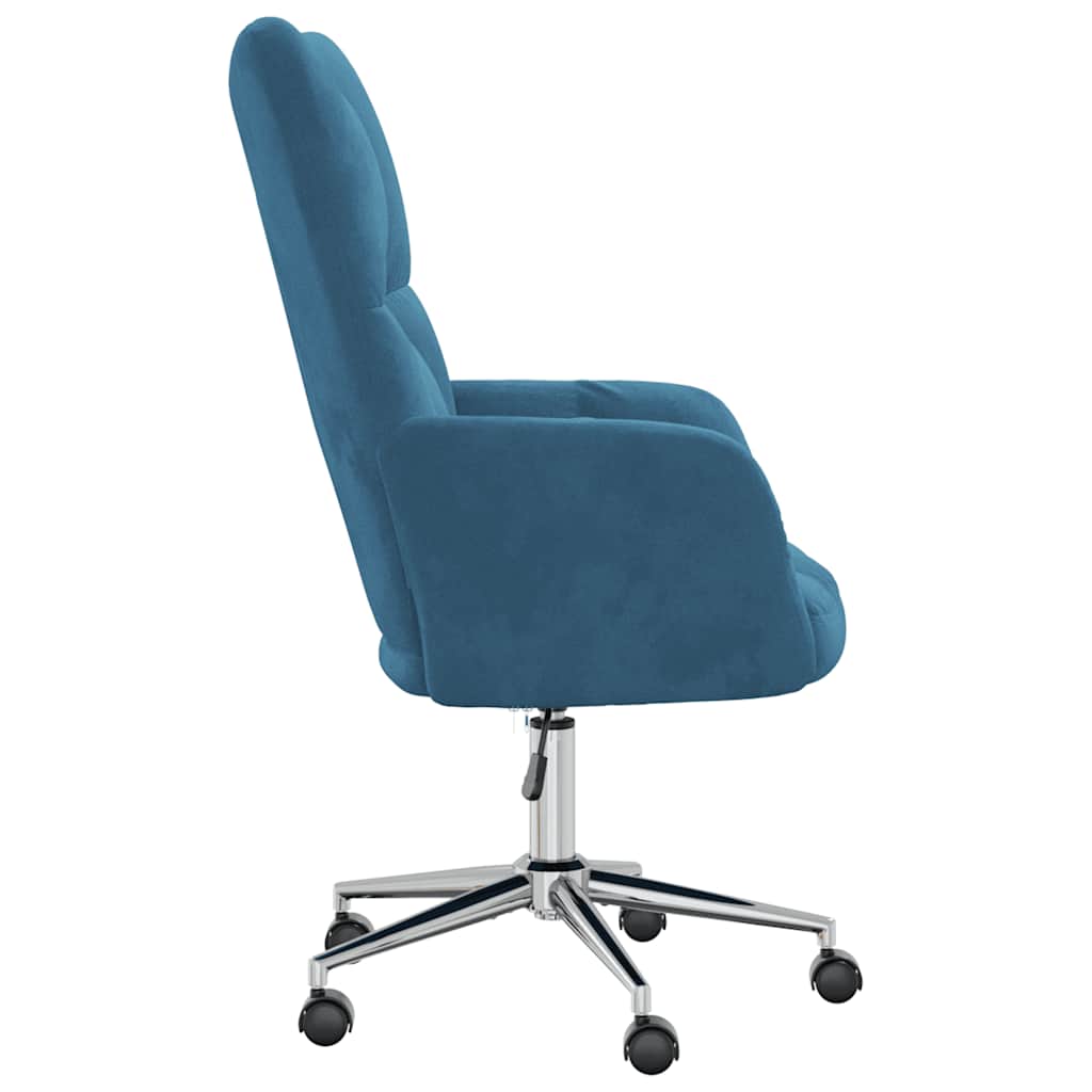 Relaxsessel Blau Samt