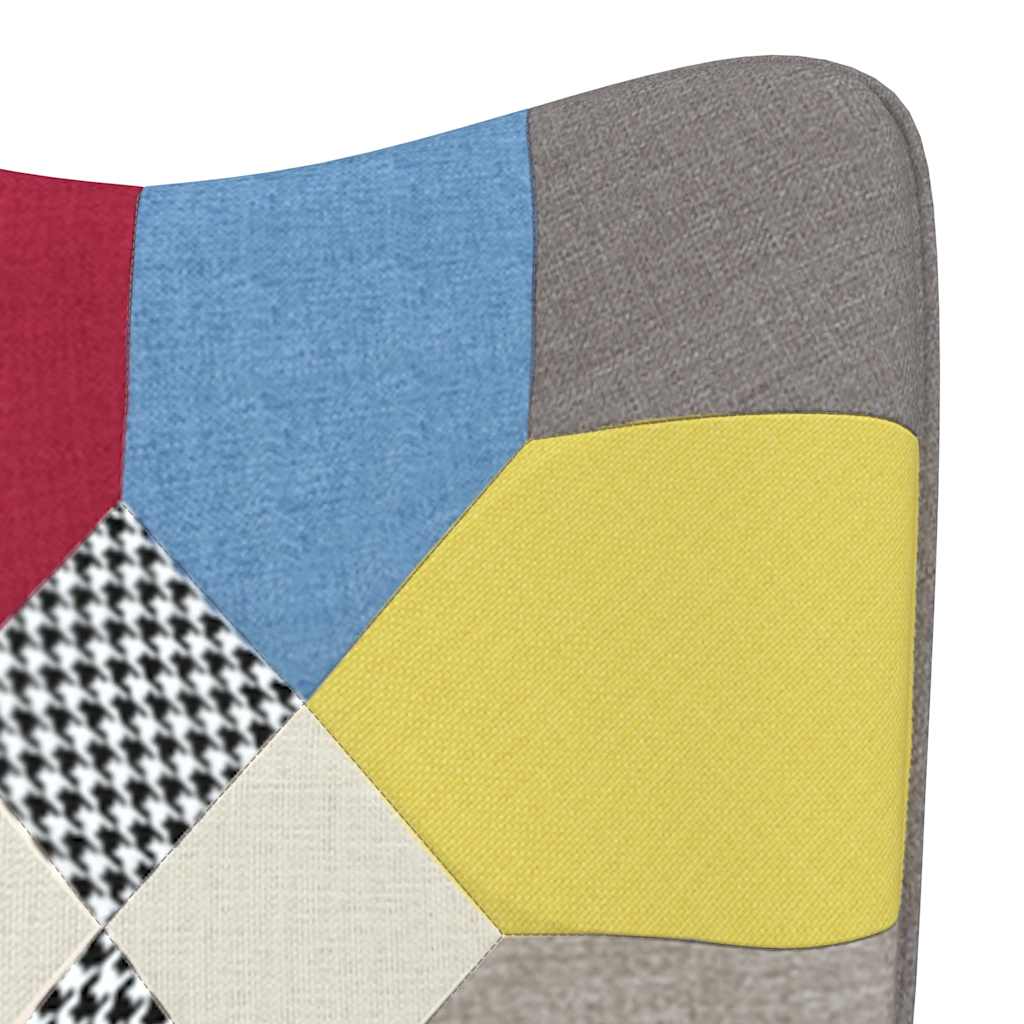 Rocking chair patchwork fabric
