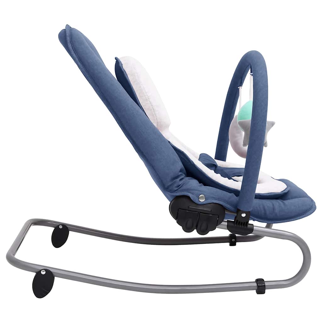 Baby bouncer navy blue steel