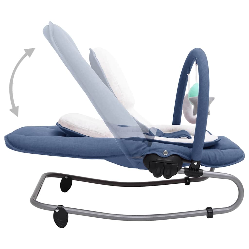 Baby bouncer navy blue steel