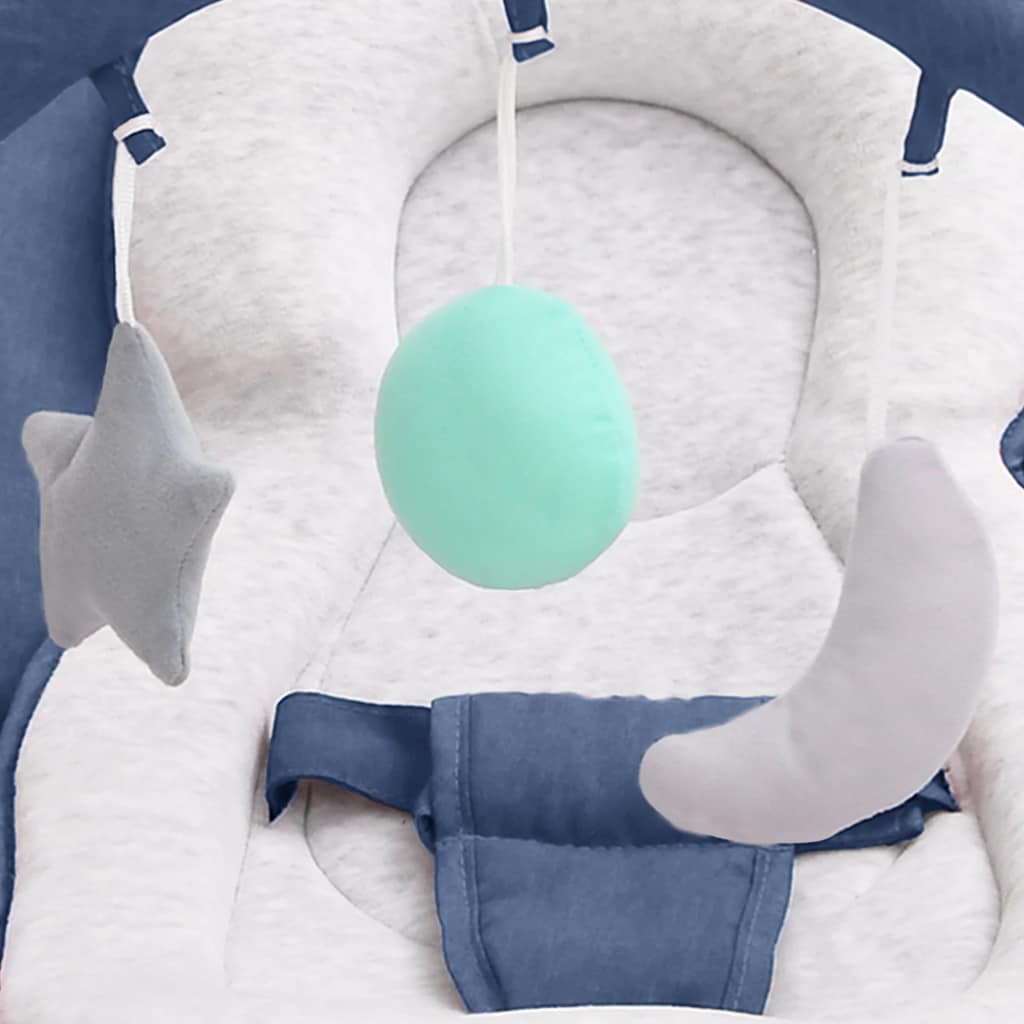 Baby bouncer navy blue steel