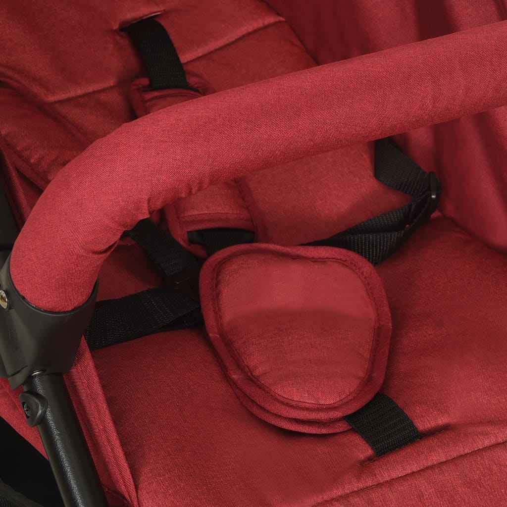 Stroller Red Steel