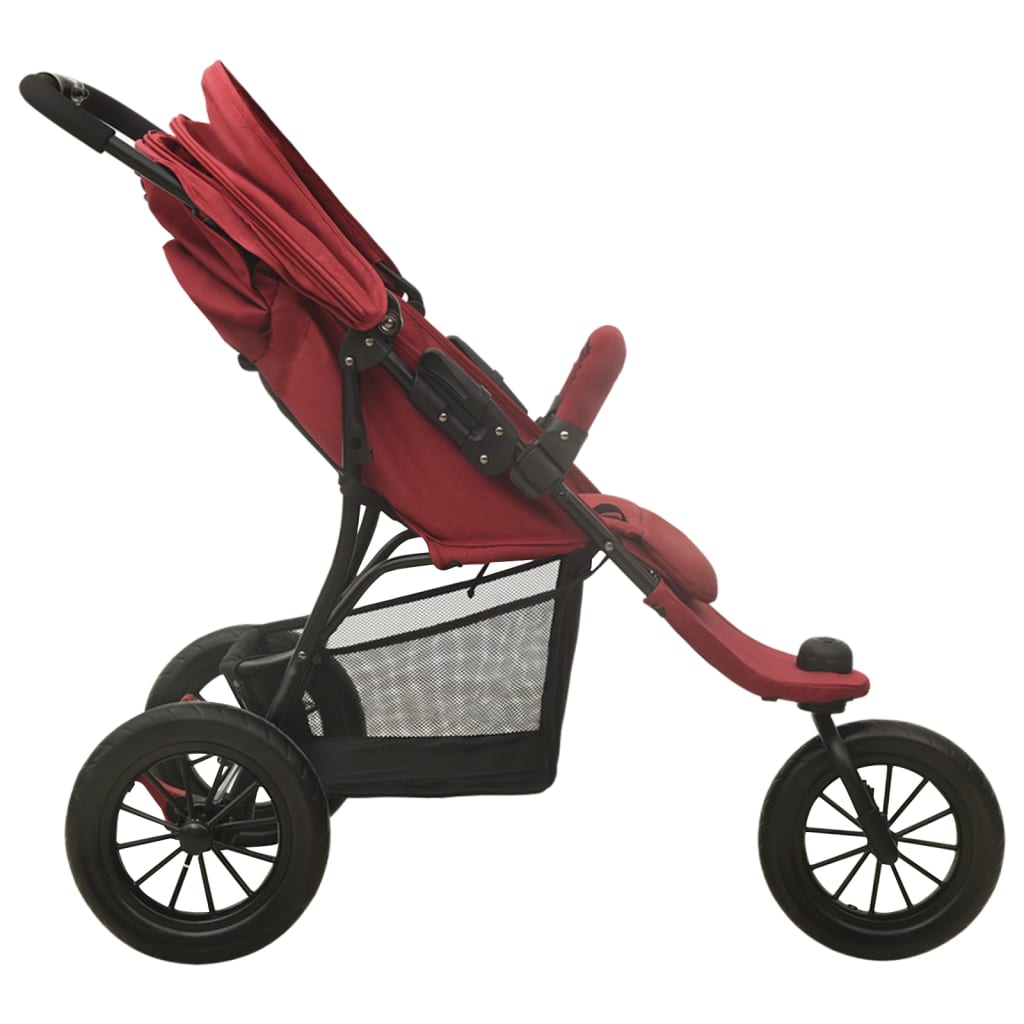 Stroller Red Steel