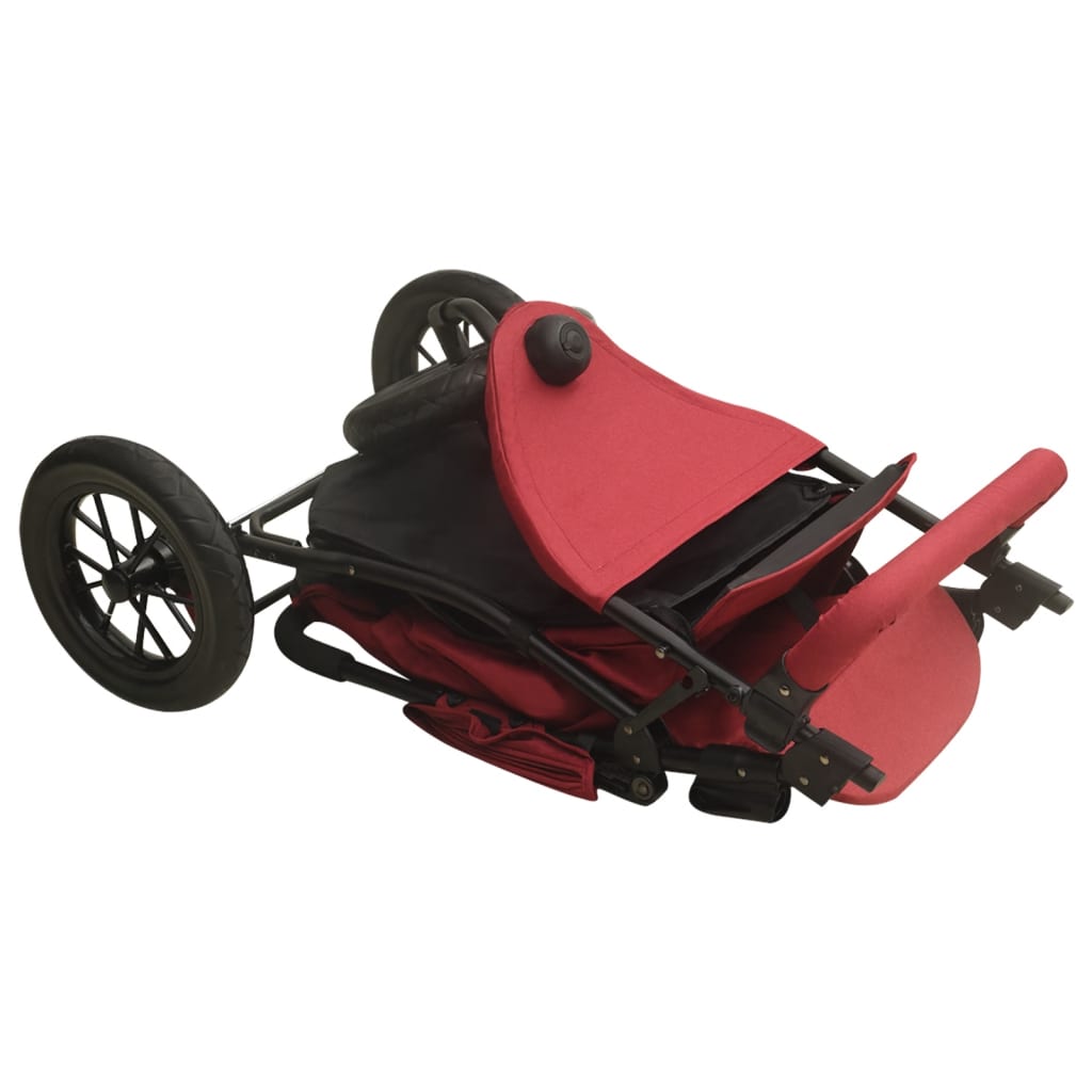Stroller Red Steel
