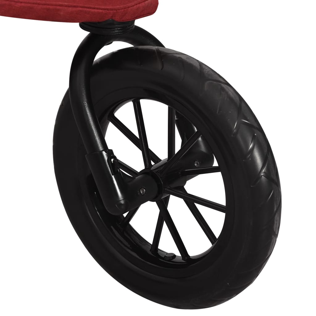 Stroller Red Steel