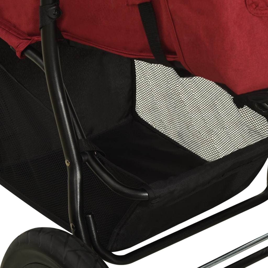 Stroller Red Steel