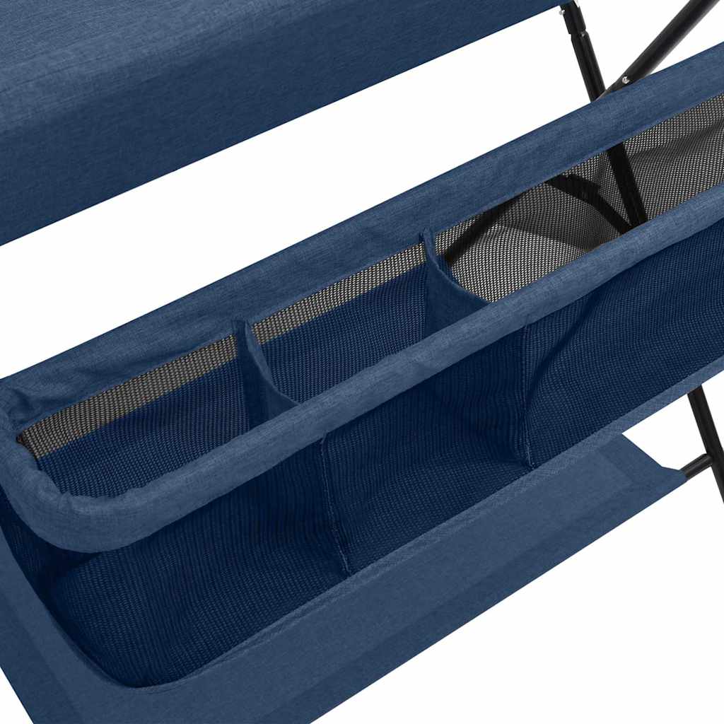 Changing table navy blue iron