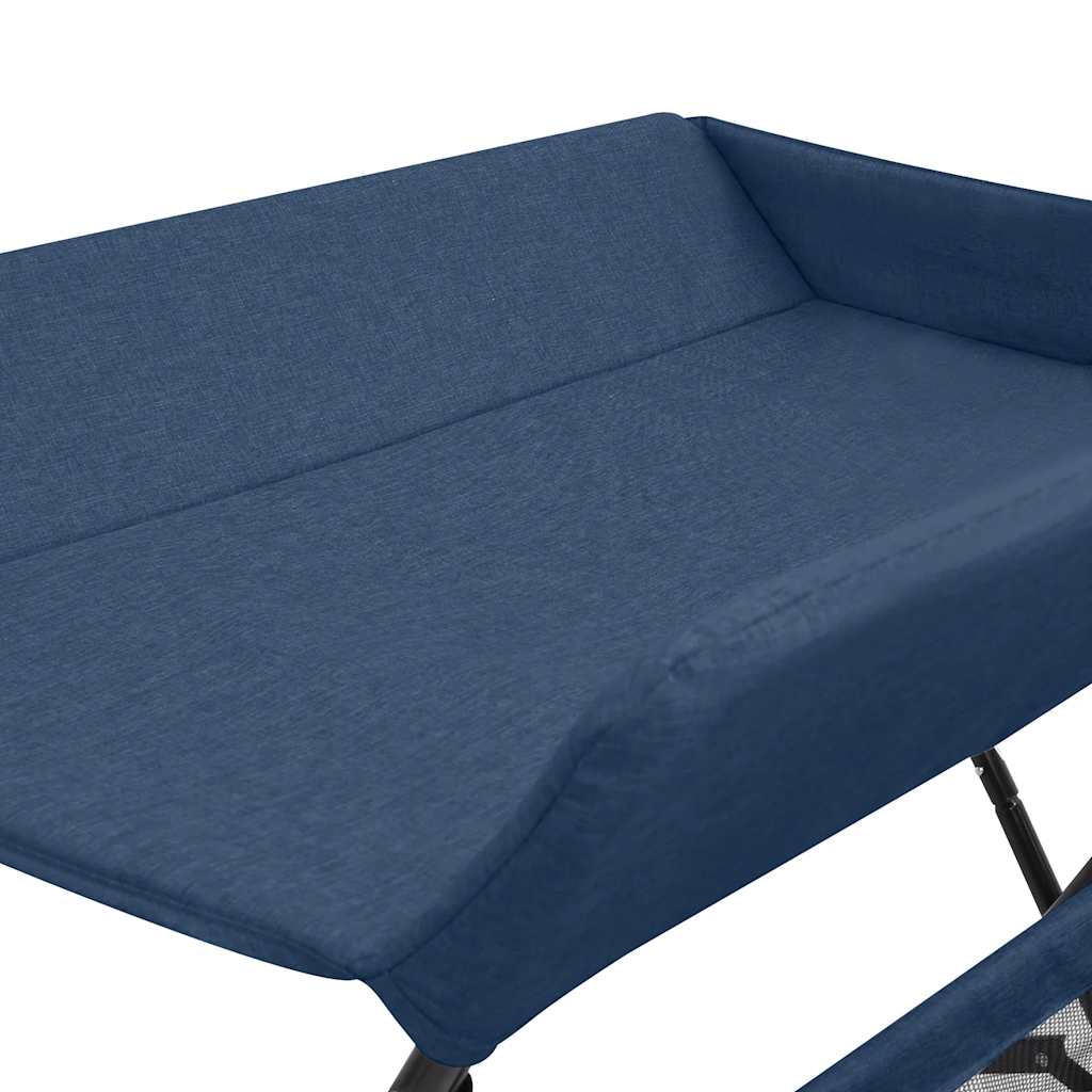 Changing table navy blue iron