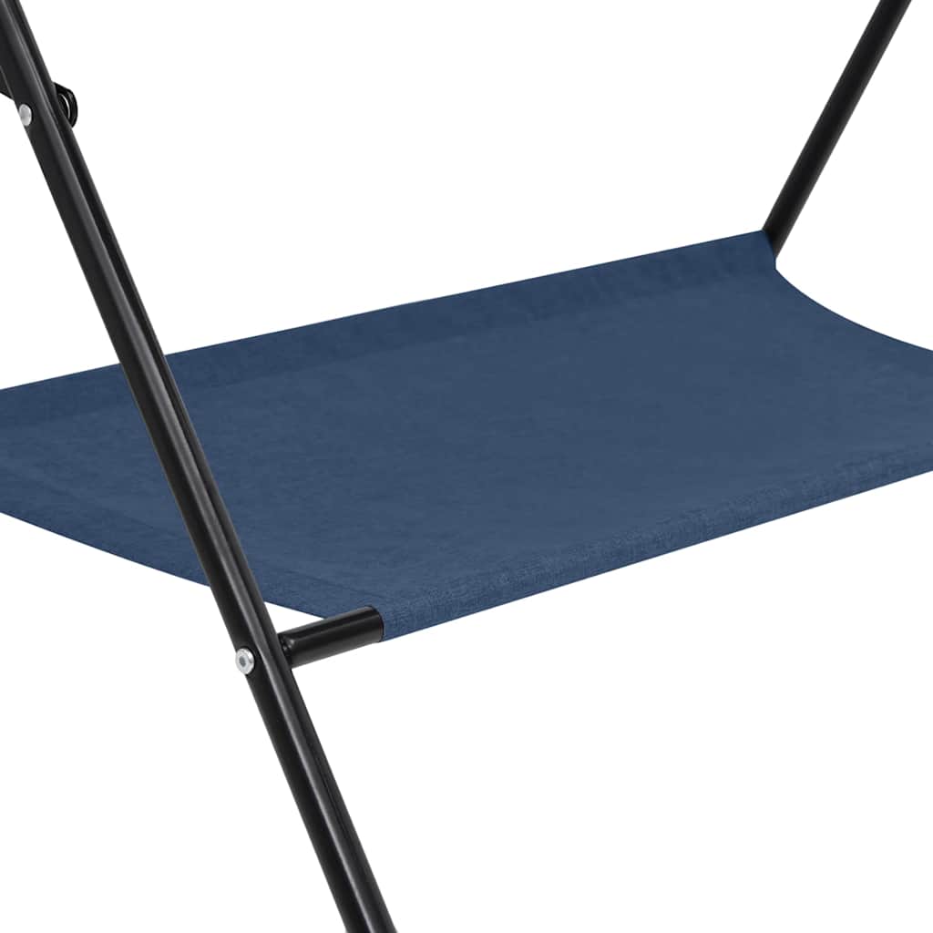 Changing table navy blue iron