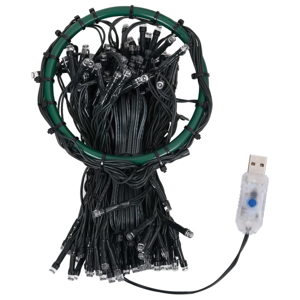 Christmas tree light net with 400 LEDs cold white 400 cm