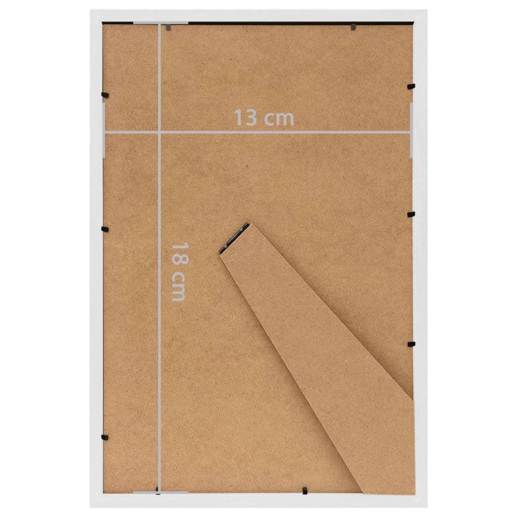 Bilderrahmen Collage 5 Stk. für Tisch Weiß 13x18 cm MDF
