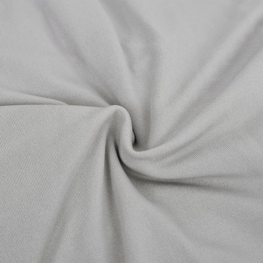 Stretch-Sofahusse Grau Polyester-Jersey