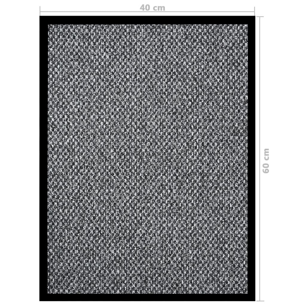 Doormat Gray 40x60 cm