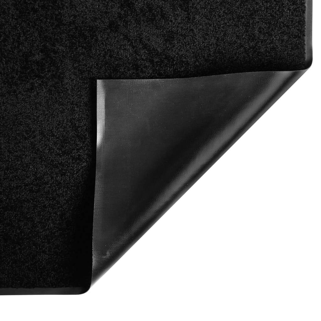 Doormat 80x120 cm Black