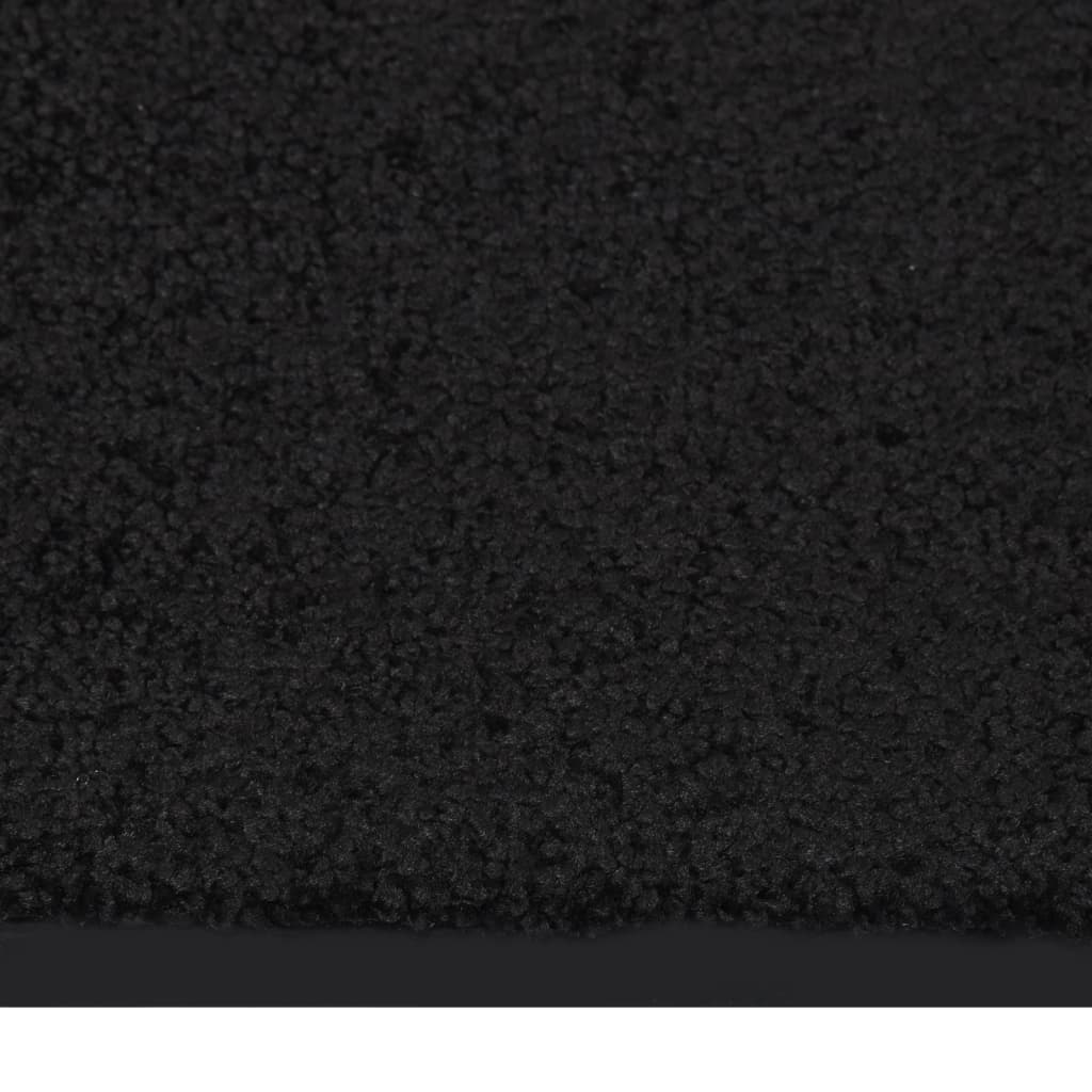 Doormat 80x120 cm Black