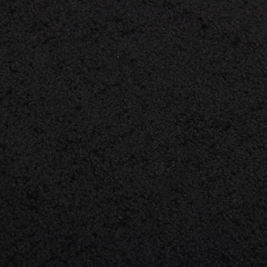 Doormat 80x120 cm Black